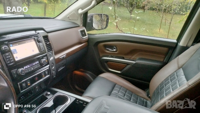 NISSAN TITAN PLATINUM RESERVE 5.6L V8 4x4, снимка 14 - Автомобили и джипове - 52133416