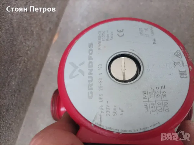  Циркулационна помпа Grundfos 25-80нова, снимка 7 - Водни помпи - 49678491