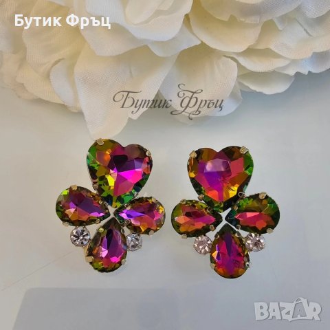 Обеци 70, снимка 2 - Обеци - 43579803