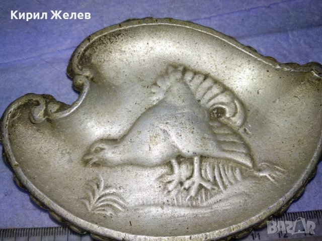 СТАРИННА КОЛЕКЦИОНЕРСКА МЕТАЛНА БОНБОНИЕРА ЧИНИЙКА с ПТИЦА МАЙСТОРСКА ИЗРАБОТКА 41546, снимка 12 - Колекции - 43739019