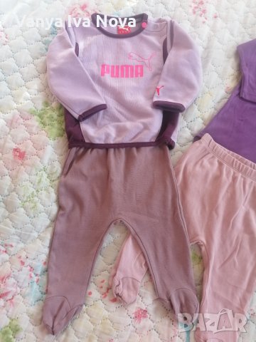 Puma блузка, name it и 2 чифта ританки , снимка 6 - Комплекти за бебе - 44842391