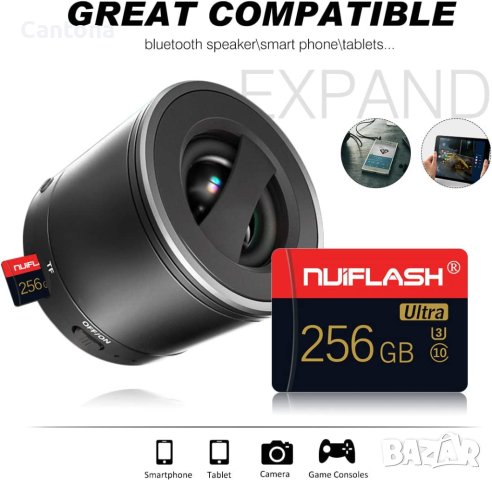 256 GB Nuiflash Ultra memory card Micro SDHC Class 10 U3 , снимка 4 - Карти памет - 40473780