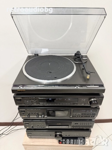 🔊ТОП ретро аудио система - сет TECHNICS Class AA - усилвател, CD, триглав дек,  тунер и грамофон, снимка 4 - Аудиосистеми - 52856533