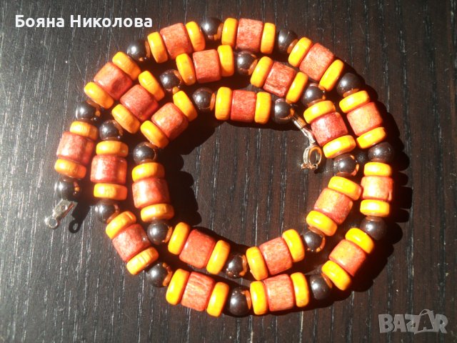 Оранжево колие, снимка 1