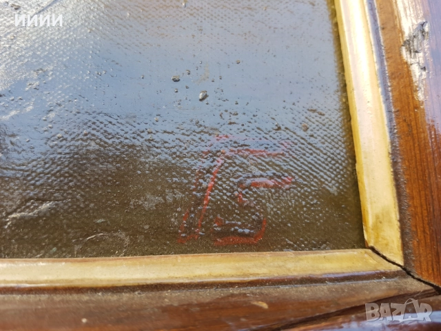 Стара картина, снимка 3 - Антикварни и старинни предмети - 52551279