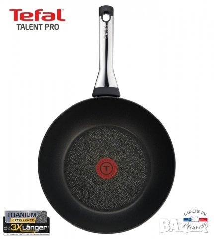 Уок тиган Tefal  Talent Pro / WOK PAN INDUCTION, снимка 2 - Съдове за готвене - 28621098