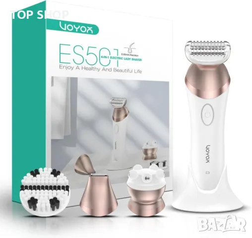 VOYOR Дамски тример за жени Бикини самобръсначка 4в1 Безжична