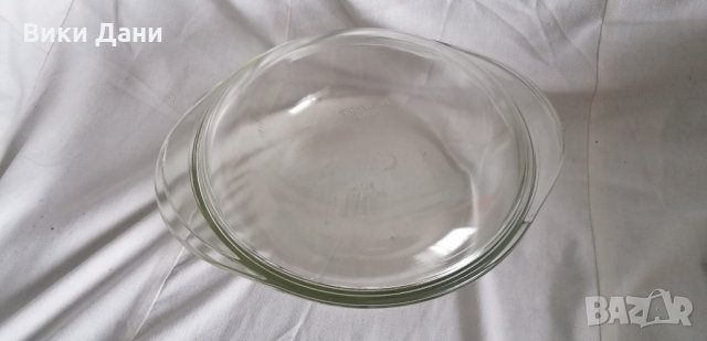 Нова Соц огнеупорно стъкло тенджера с КАПАК в опаковка, снимка 2 - Съдове за готвене - 34832643