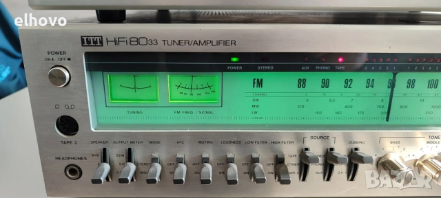 Ресивър и дек ITT HIFI 8033, 8021#1, снимка 3 - Ресийвъри, усилватели, смесителни пултове - 53107177