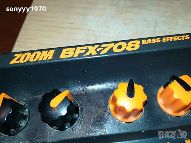 ZOOM BFX-708 BASS EFFECT PROCESSOR-FRANCE L0211220840, снимка 8 - Ресийвъри, усилватели, смесителни пултове - 38530559