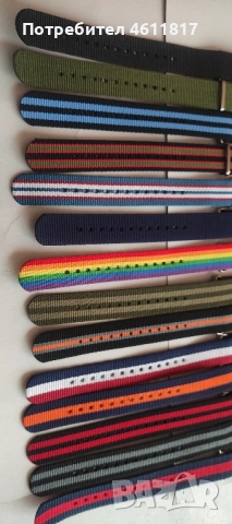 Каишки НАТО 18мм, снимка 10 - Каишки за часовници - 52188412