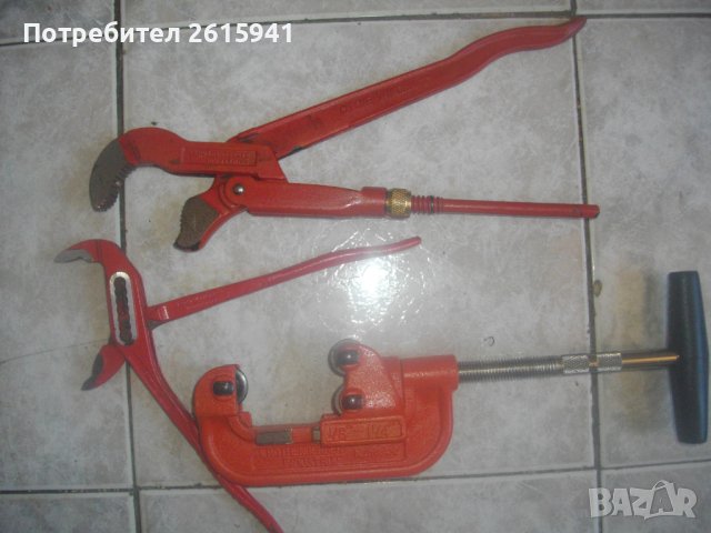 ROTHENBERGER INDUSTRIAL -НОВИ- Клещи Гарги/Чешмеджийски Ключ Раздвижен/Тръборез -Немски Професионал