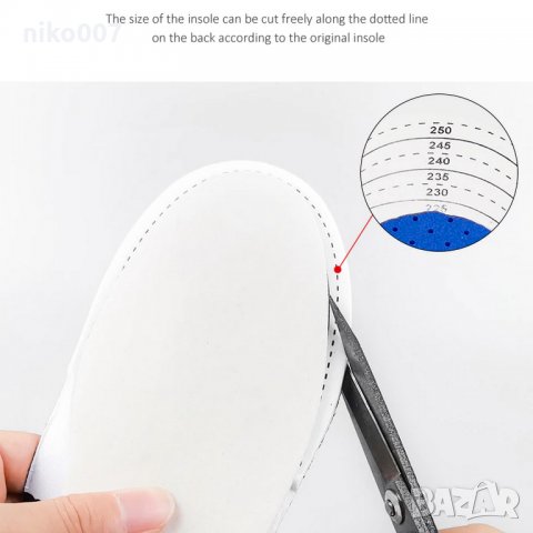 Спортни силиконови гел стелки с ортопедична масажираща подложка, снимка 6 - Други - 33204166