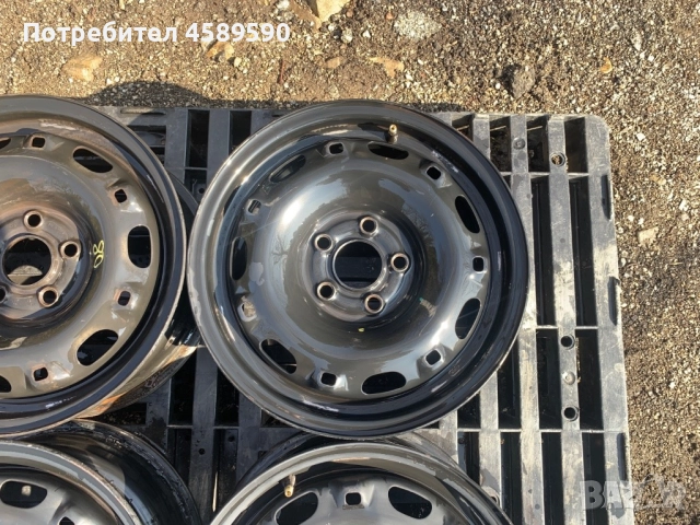 4бр.Оригинални железни джанти 14цола 5x100 за Vw,Skoda,Seat, снимка 6 - Гуми и джанти - 51803987