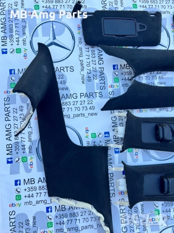 W166 C292 Gle coupe Алкантара колонки таван черни дръжки плафони , снимка 3 - Части - 51884909