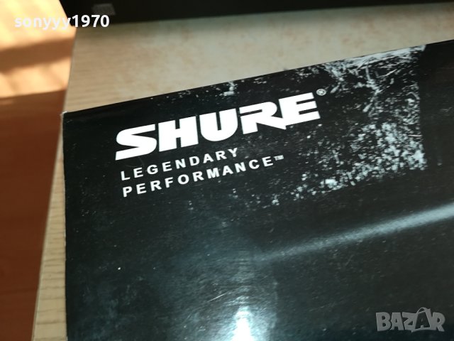 SHURE SM58 BLACK BLUE LINE 0112231542, снимка 4 - Микрофони - 43228925