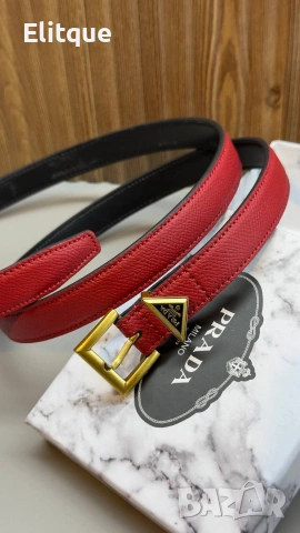 колани от естествена кожа в кутия prada, снимка 6 - Колани - 53010997