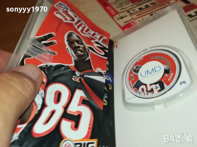 SONY PSP NFL STREE 3 GAME-ВНОС GERMANY 2707251246, снимка 2 - Игри за PlayStation - 51156429