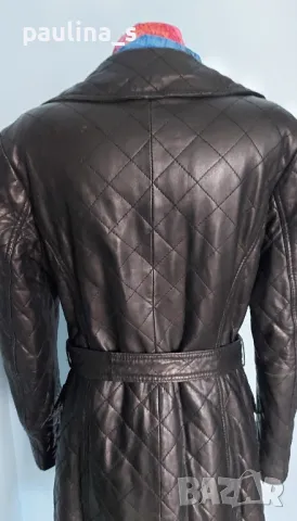 Естествена кожа / "Paisley Park" / Дамско капитонирано палто / манто / тренч , снимка 7 - Палта, манта - 49034157