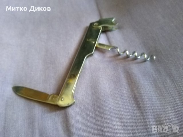 Старо немско ножче от соца без луфт с две отварачки-110х55мм, снимка 8 - Ножове - 39164338