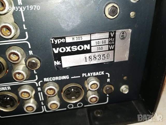 VOXSON-AMPLIFIER-MADE IN ITALY 3011231047, снимка 11 - Ресийвъри, усилватели, смесителни пултове - 43209554