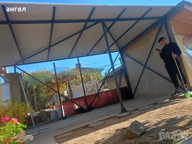 Гаражи навеси автомивки врати огради и други метални конструкции , снимка 6 - Други услуги - 47844027
