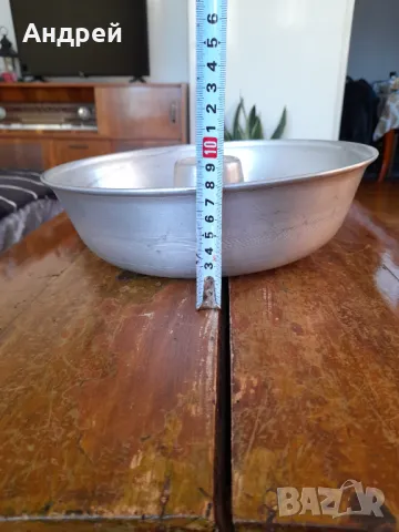 Стара алуминиева форма за кекс #16, снимка 2 - Антикварни и старинни предмети - 48757205