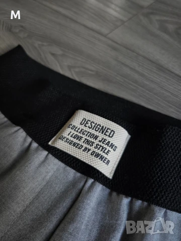 Жесток сив панталон DESIGNED , снимка 3 - Панталони - 51216666