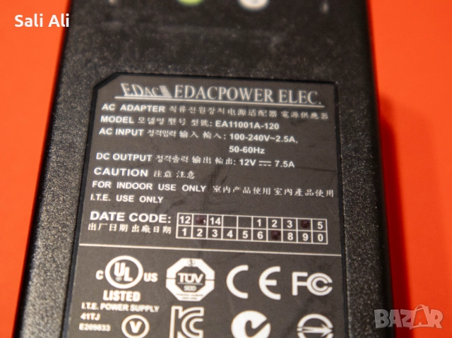 Всякакви адаптери 18V 4A 19V 4.74A 12V 7.5A 24V 1.5A употребявани, снимка 4 - Друга електроника - 52725929
