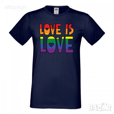  Мъжка тениска Love is Love 1 multicolor Прайд,Празник.Повод,Изненада, снимка 7 - Тениски - 37103142