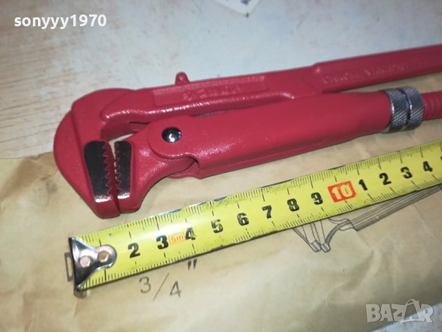 3/4-тръбен ключ-нов-29см 2112231001, снимка 7 - Ключове - 43498521