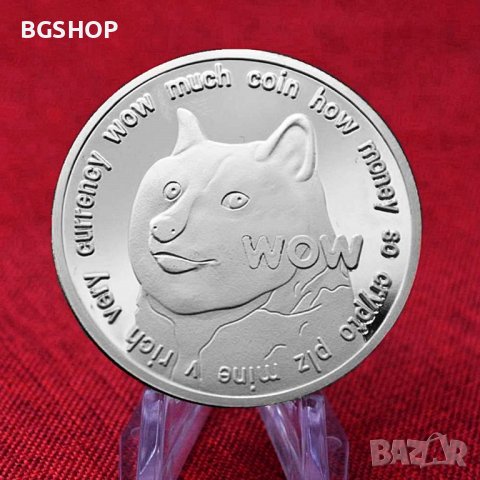 1 Dogecoin / 1 Догекойн Монета ( DOGE ) - Silver, снимка 2 - Нумизматика и бонистика - 38187366