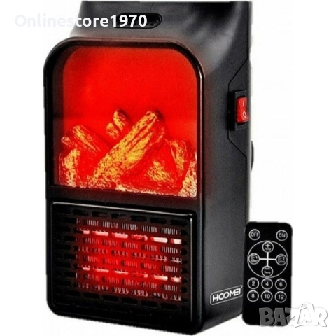 Портативна мини печка с камина ефект , снимка 7 - Отоплителни печки - 52181496