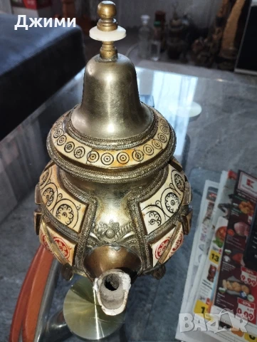 много стар чайник, снимка 2 - Антикварни и старинни предмети - 50504993