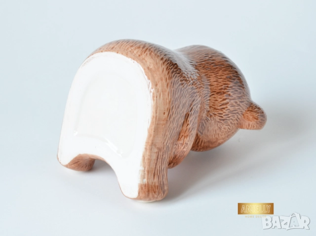 Декоративна Кашпа Мече със Сърце / Керамична Саксия за Цверя и Сукуленти / Подарък за Дете, снимка 11 - Декорация за дома - 52404092