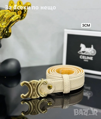 Celine Унисекс Колан Естествена Кожа🔝Мъжки Колан Селин🔝Дамски Колан Селин - 7 Цвята Код E1099, снимка 4 - Колани - 52487477