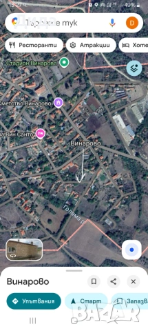 Продавам празно дворно място в с.Винарово, снимка 2 - Парцели - 53250848