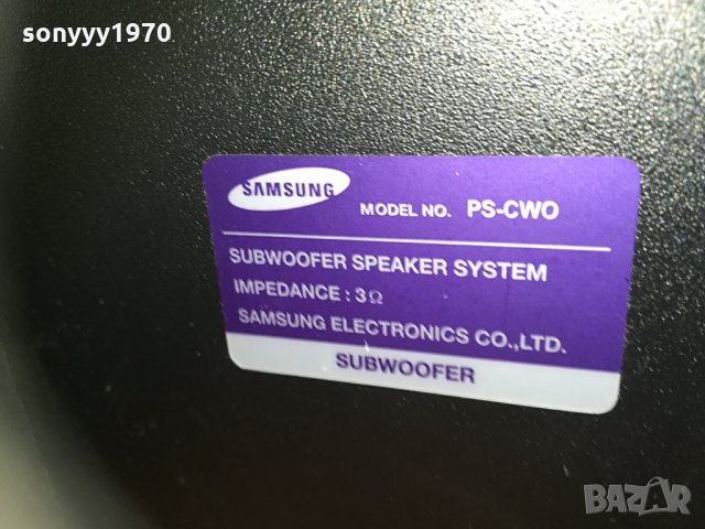 ⭐samsung ps-cwo subwoofer-germany 2704211430g, снимка 18 - Тонколони - 32696945