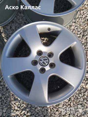 5x100.. 16.цола 7j ET44.5 VW, снимка 4 - Гуми и джанти - 51836311