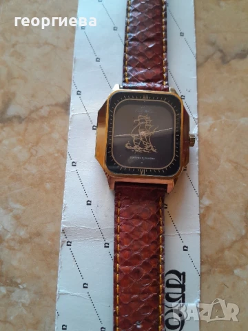 рядък руски механичен часовник в чест на 500 г откриването на Америка,лимитирана малка серия, снимка 6 - Антикварни и старинни предмети - 50768719