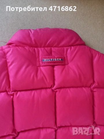 Дамски пухен елек Tommy Hilfiger, размер S, снимка 5 - Якета - 53227809