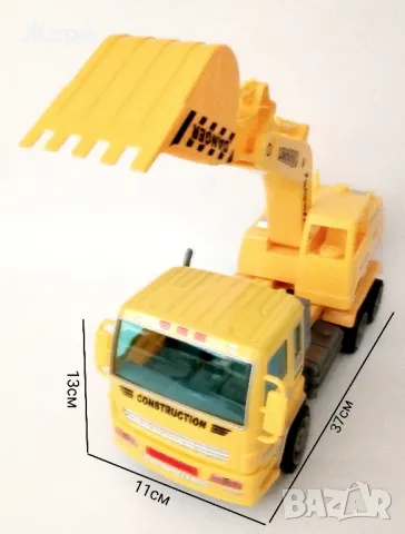 Детски камион багер с дистанционно управление волан с звук и светлина 3221, снимка 10 - Коли, камиони, мотори, писти - 48411790