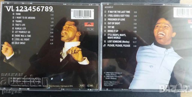 СД -James Brown Live at the Apollo -2 CD, снимка 3 - CD дискове - 27691996