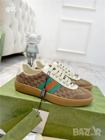 Уникални Редки Gucci Sneakers Сникърси Маратонки Унисекс Мъжки дамски обувки Дизайнерски , снимка 1