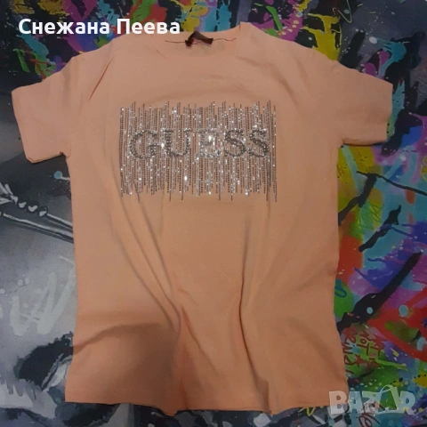 Нова дамска тениска Guess, снимка 3 - Тениски - 53562567