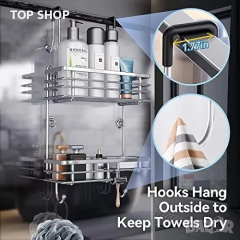 Нов Органайзер Рафт за съхранение Организатор кухня дом баня закачалка, снимка 6 - Други стоки за дома - 49956867