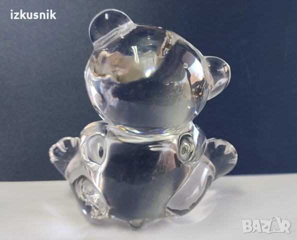 Anna-Hütte – кристално мече от 70-те години, снимка 3 - Антикварни и старинни предмети - 52827668