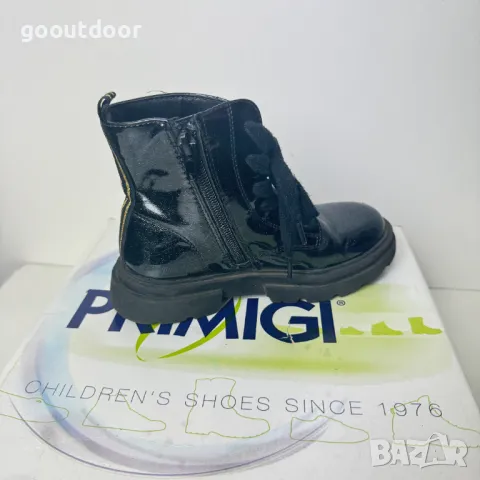 Primigi, Боти с лачен ефект, Черен/Неоново розово, снимка 5 - Детски боти и ботуши - 48210472
