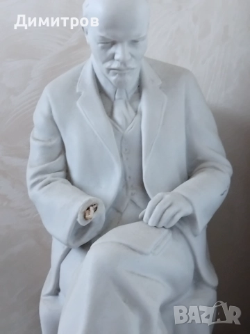 Ленин скулптура  от порцелан 50те г ссср, снимка 3 - Антикварни и старинни предмети - 51511901