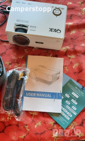 QKK Beamer Ak-80 LED 1080p Projektor 70 Zoll HD, снимка 6 - Плейъри, домашно кино, прожектори - 50961027